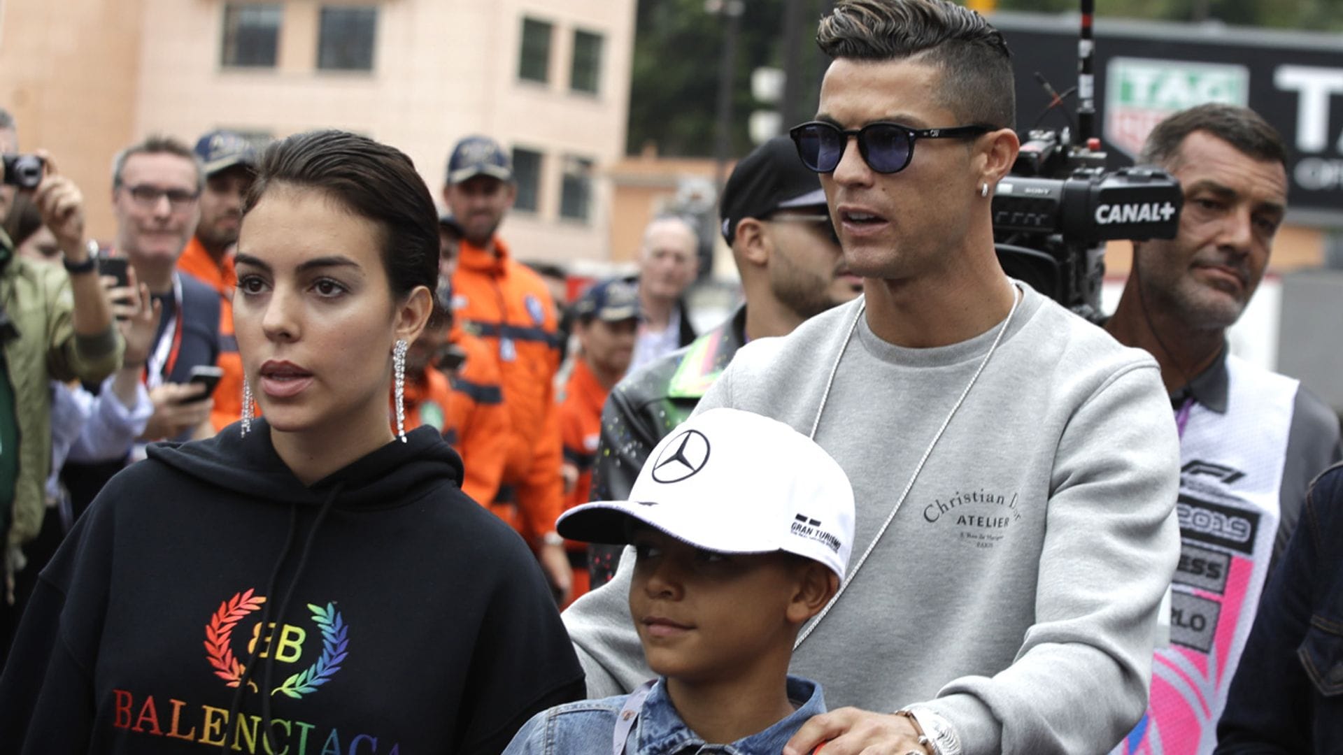 ¡A todo gas! Cristiano y Georgina, unos fanáticos de la velocidad en el circuito de Mónaco