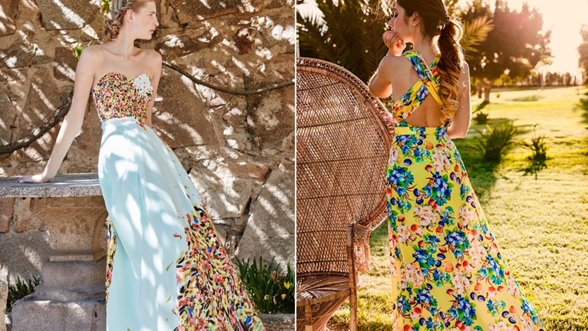 Diez vestidos de fiesta largos (¡y refrescantes!) para bodas de verano