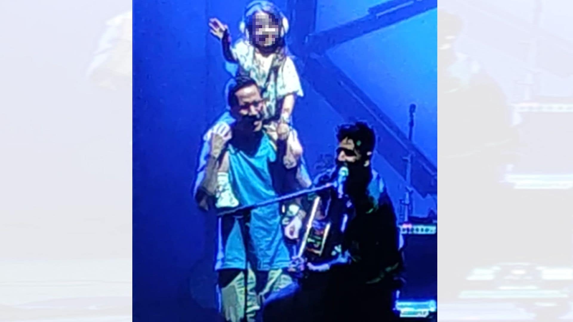 Te mostramos el momentazo de Pablo López con su sobrina en su último concierto