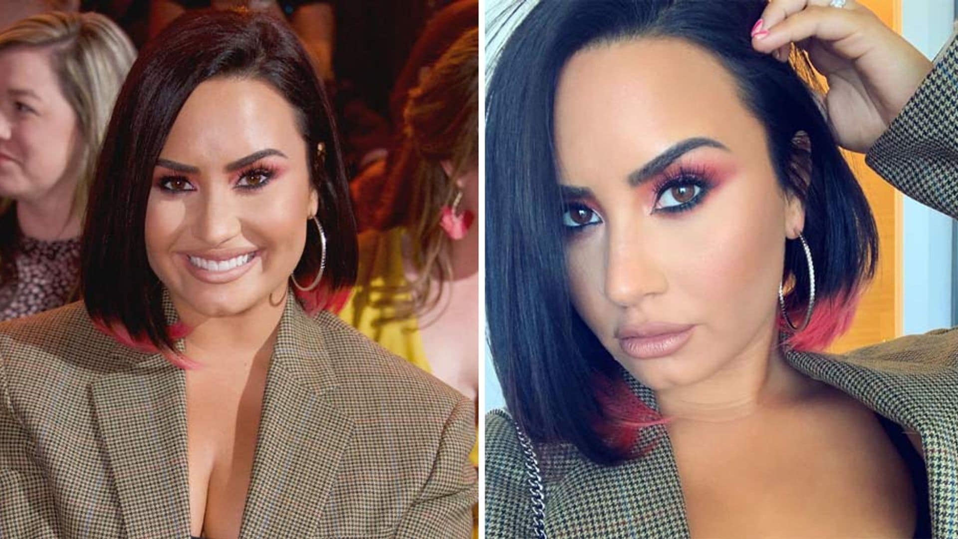 La tendencia en coloración a la que no se resistió Demi Lovato