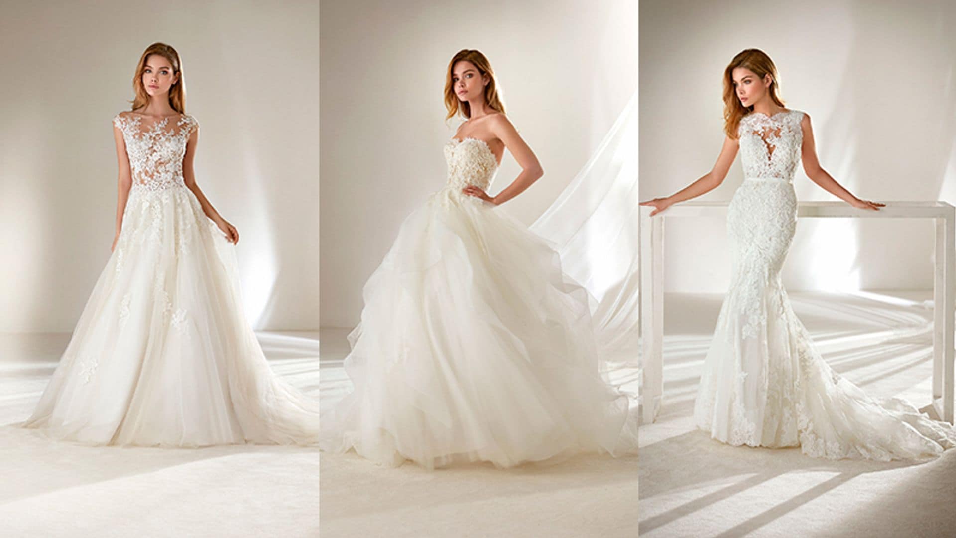 ¿Estás buscando tu vestido de novia ideal? Echa un vistazo a la colección 'Petite' de Pronovias