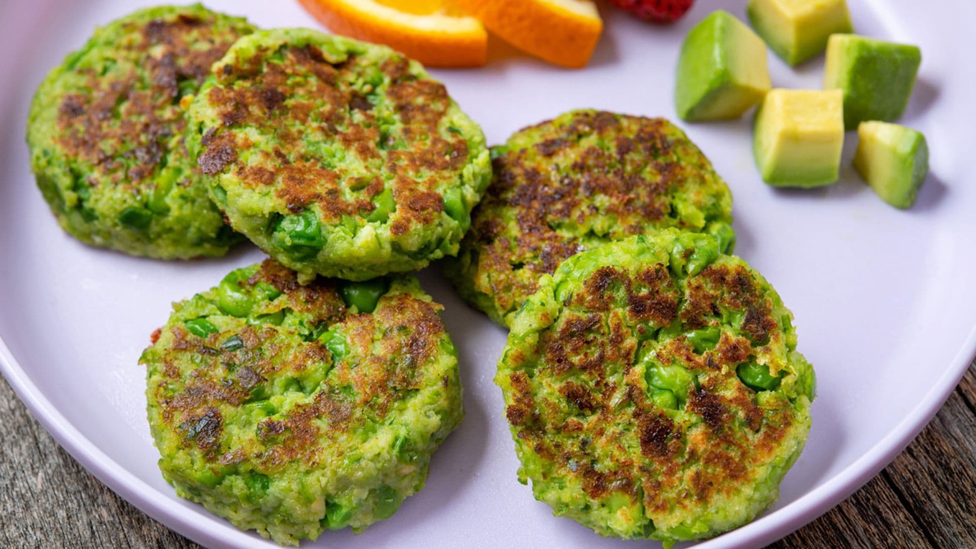 'Nuggets' de guisantes y aguacate