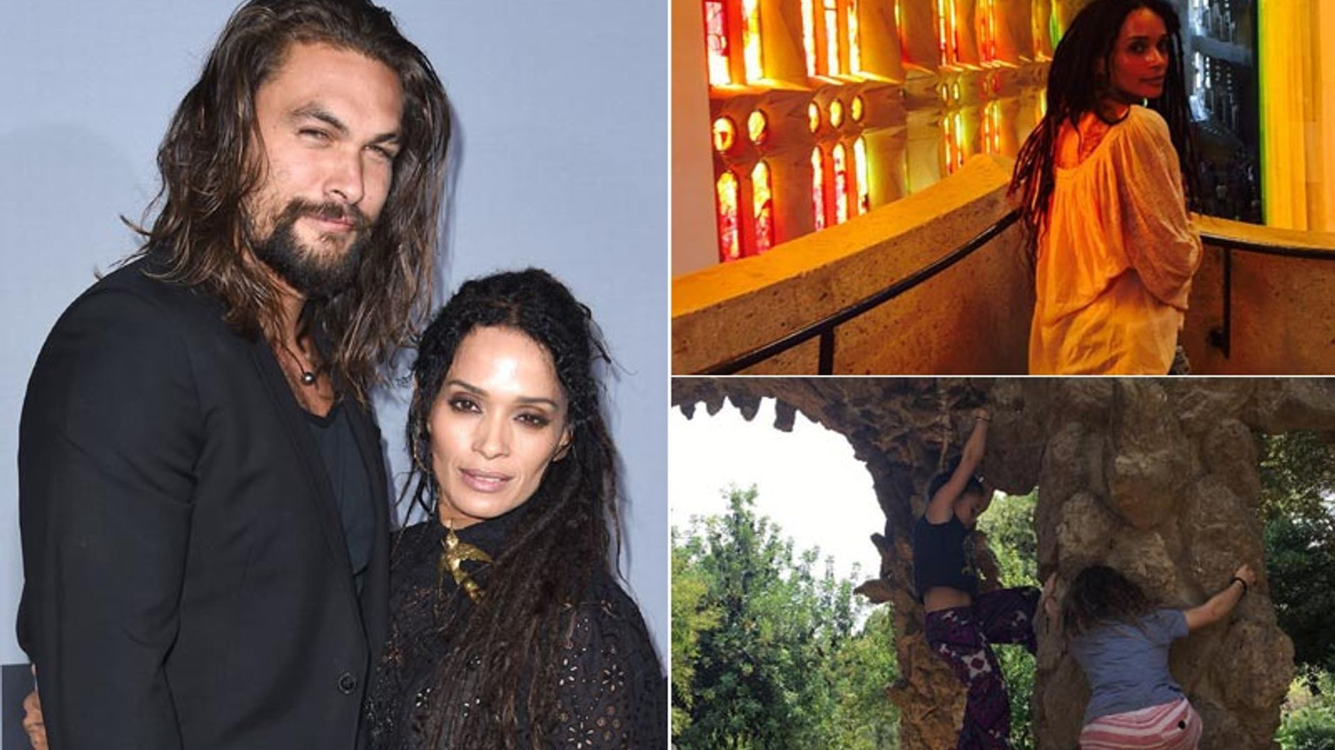 Las vacaciones familiares de Jason Momoa (Khal Drogo de 'Juego de Tronos') en Barcelona