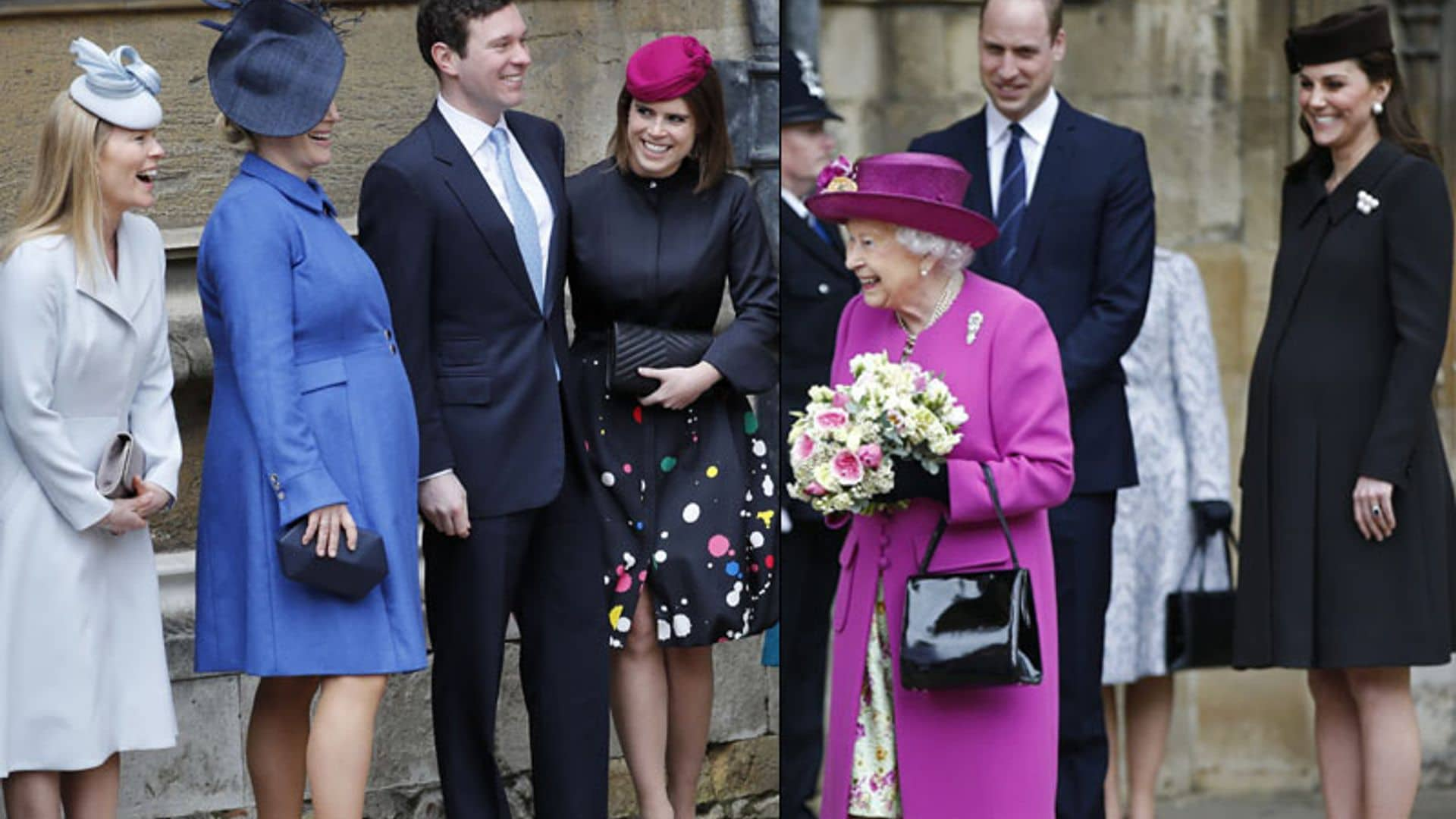 La capilla de St George, donde se casarán Harry de Inglaterra y Meghan Markle, reúne a la Familia Real británica en Semana Santa