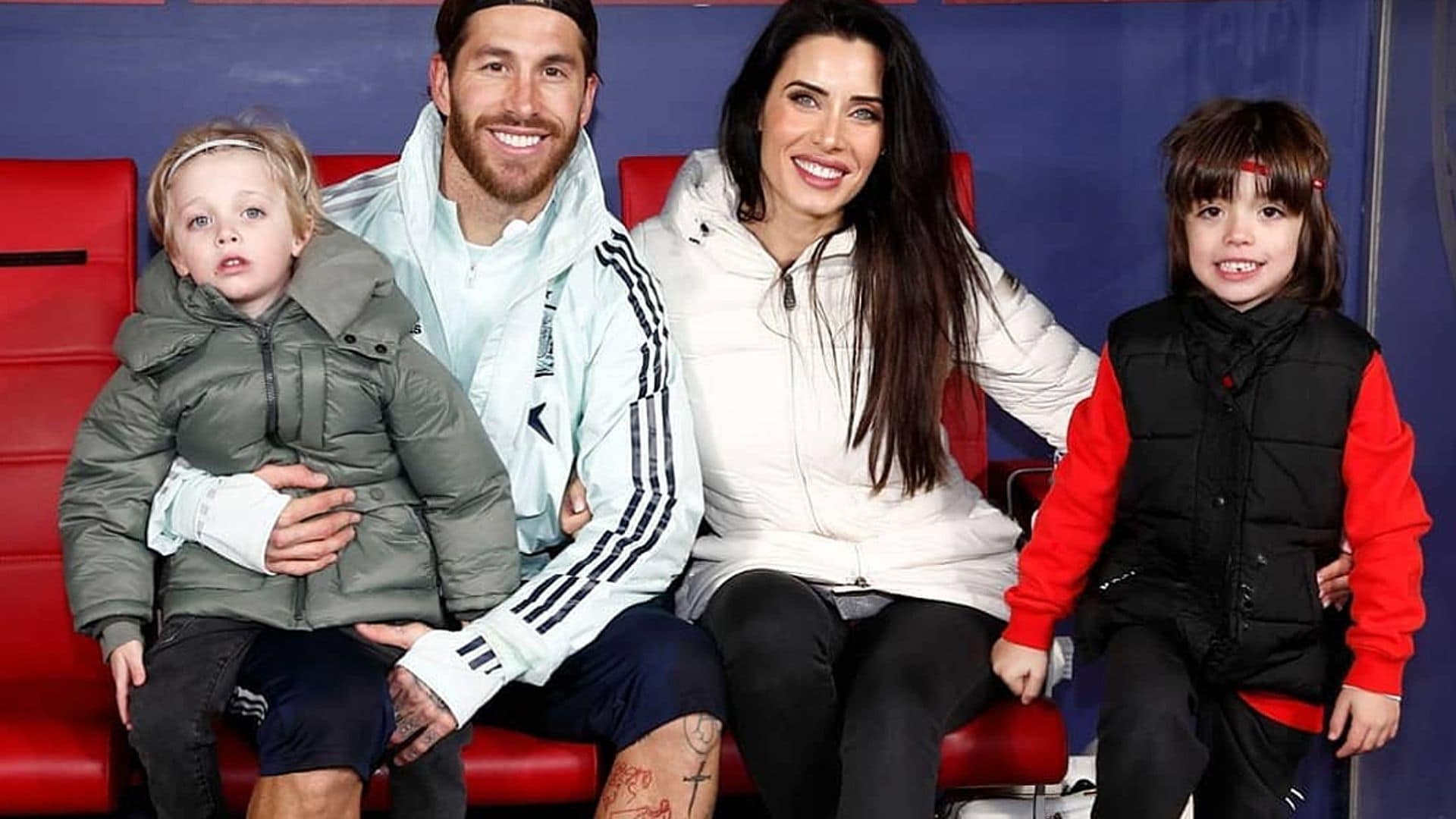 Visita sorpresa y muchos besos: Sergio Ramos celebra en familia su nuevo récord