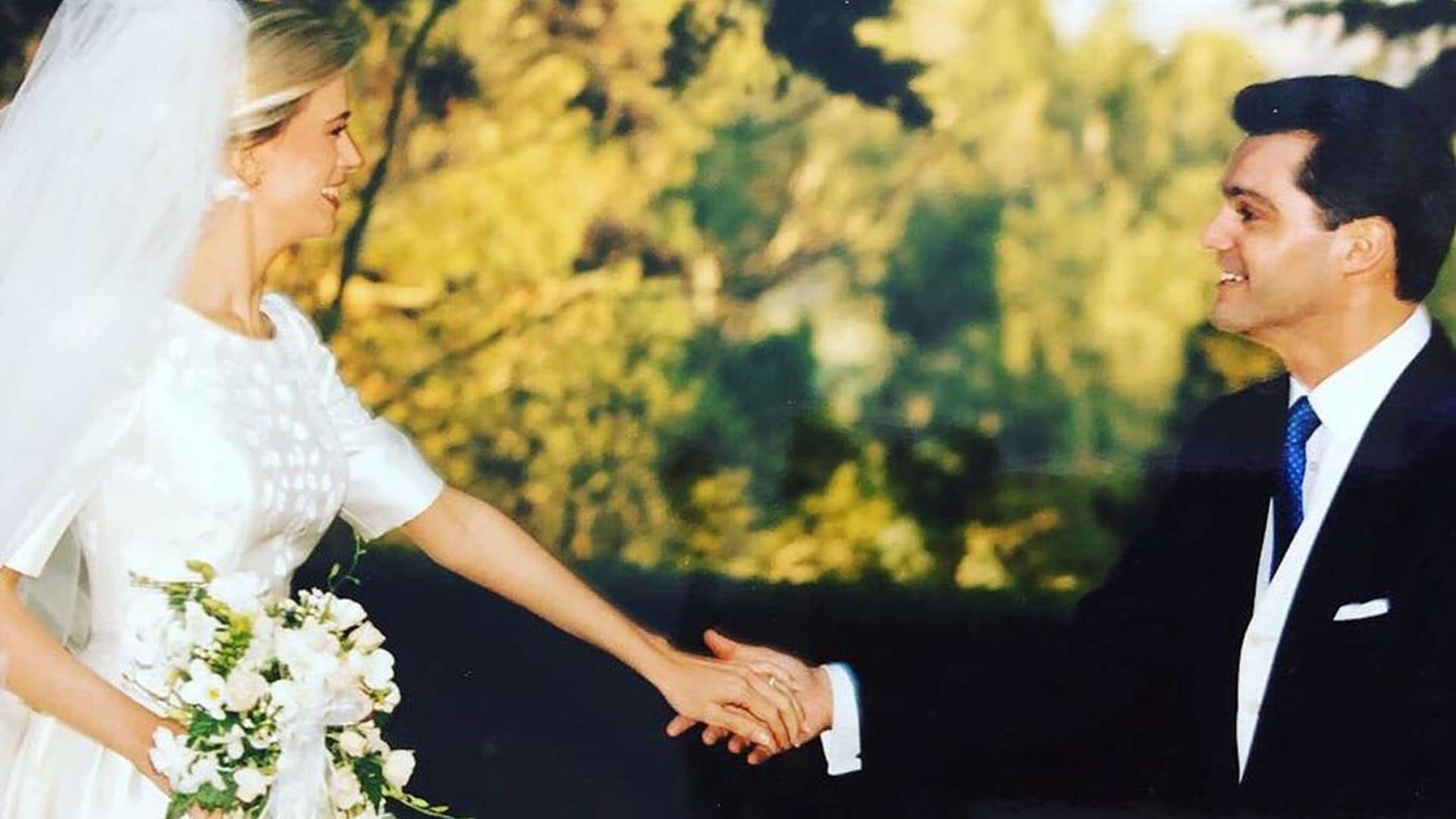 Ramón García y Patricia Cerezo celebran 'media vida juntos' con fotos de su boda