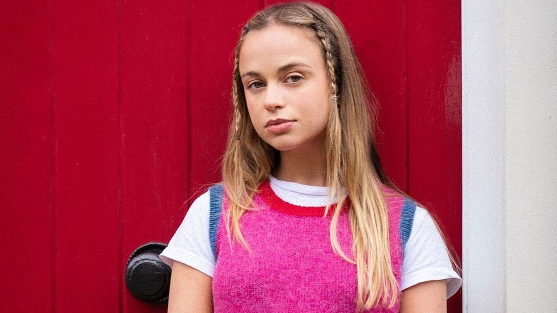 La historia del vestido reciclado de Amelia Windsor, la 'royal' que más sabe de moda sostenible