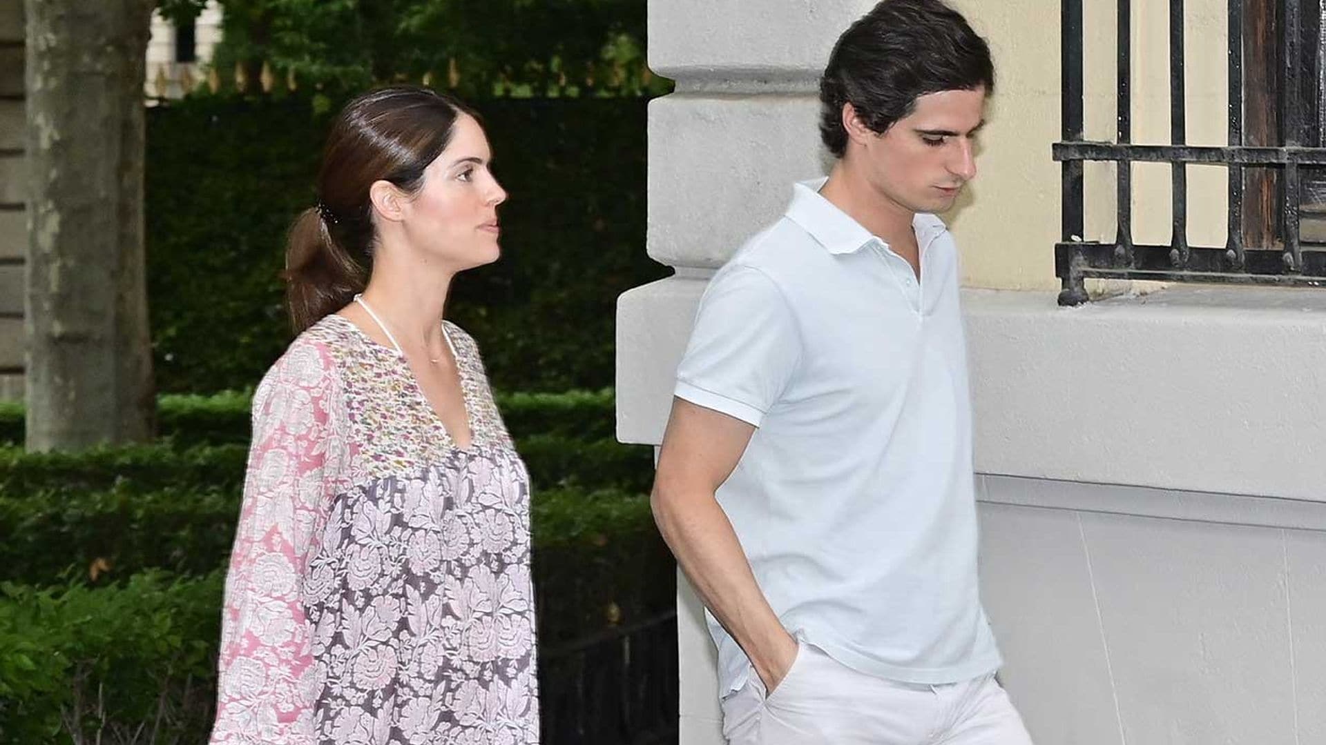 Sofía Palazuelo y Fernando Fitz-James Stuart, ilusionados, responden si ya han elegido nombre para su hija