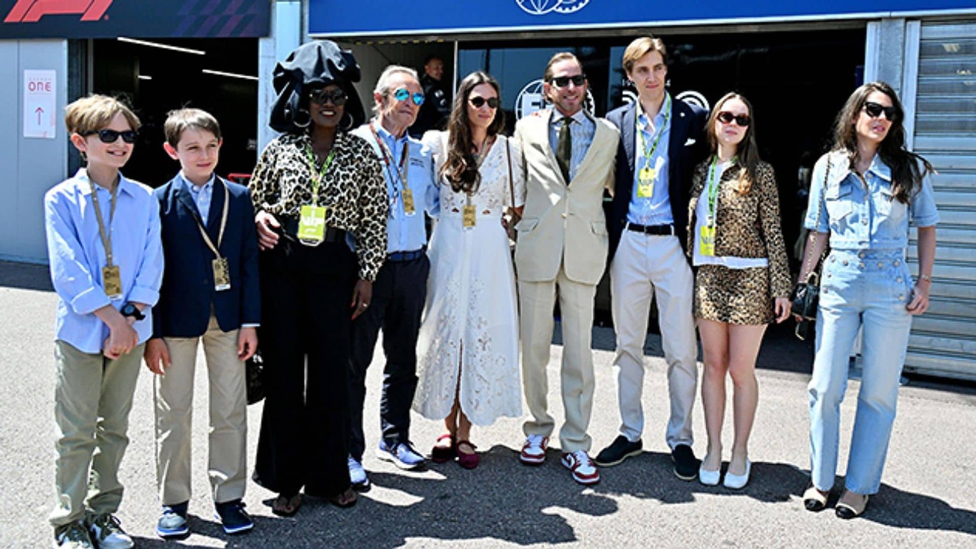 La familia Grimaldi, con Carlota Casiraghi a la cabeza, anfitriona de lujo en el GP de Mónaco de Fórmula 1