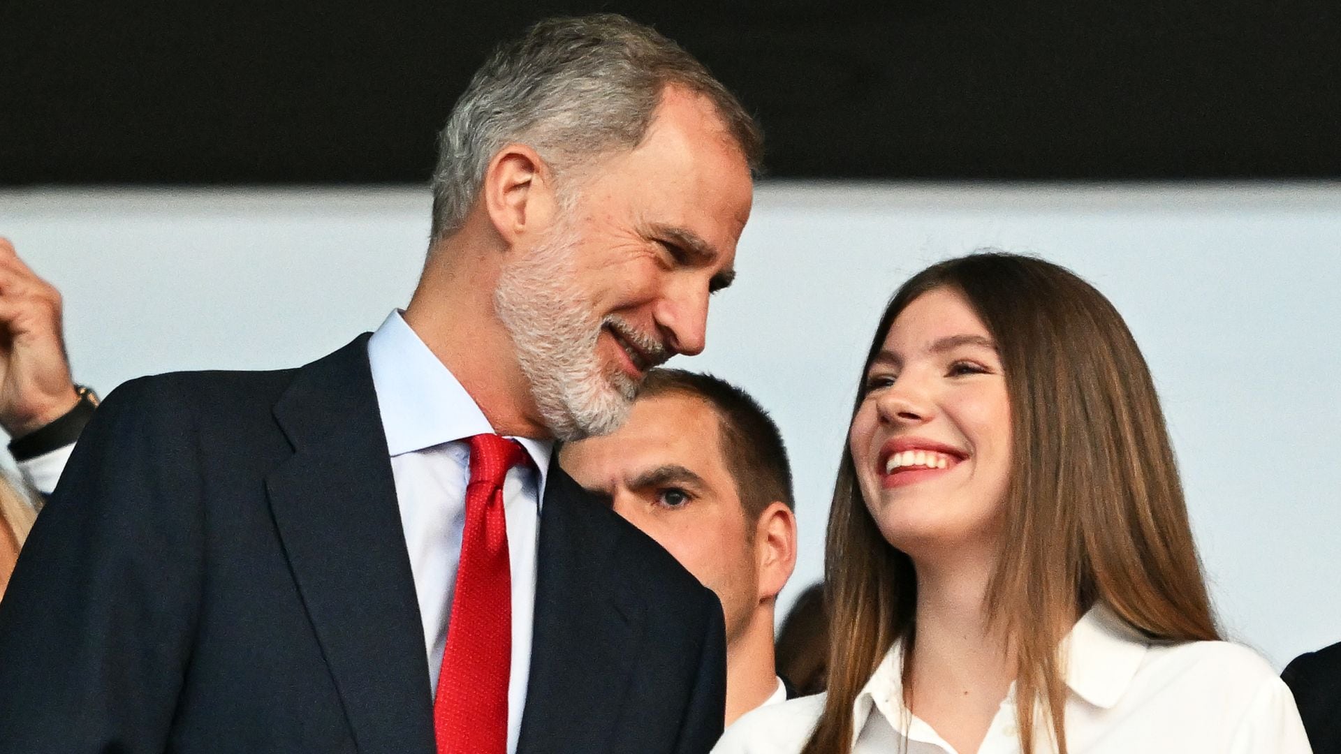 Así vivió la infanta Sofía la emocionante victoria de La Roja