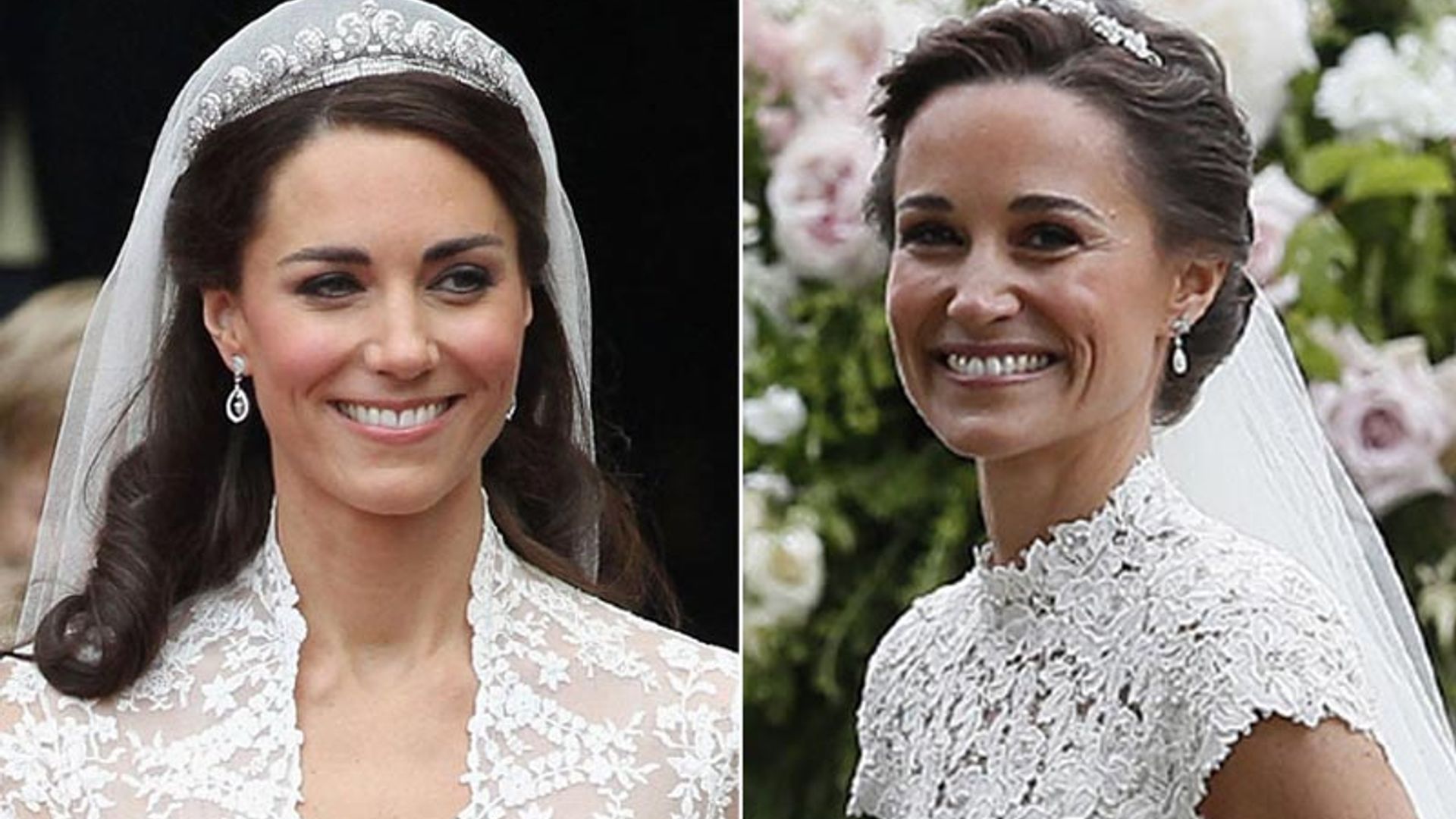 Los 7 grandes parecidos entre las bodas de Pippa y Catherine Middleton