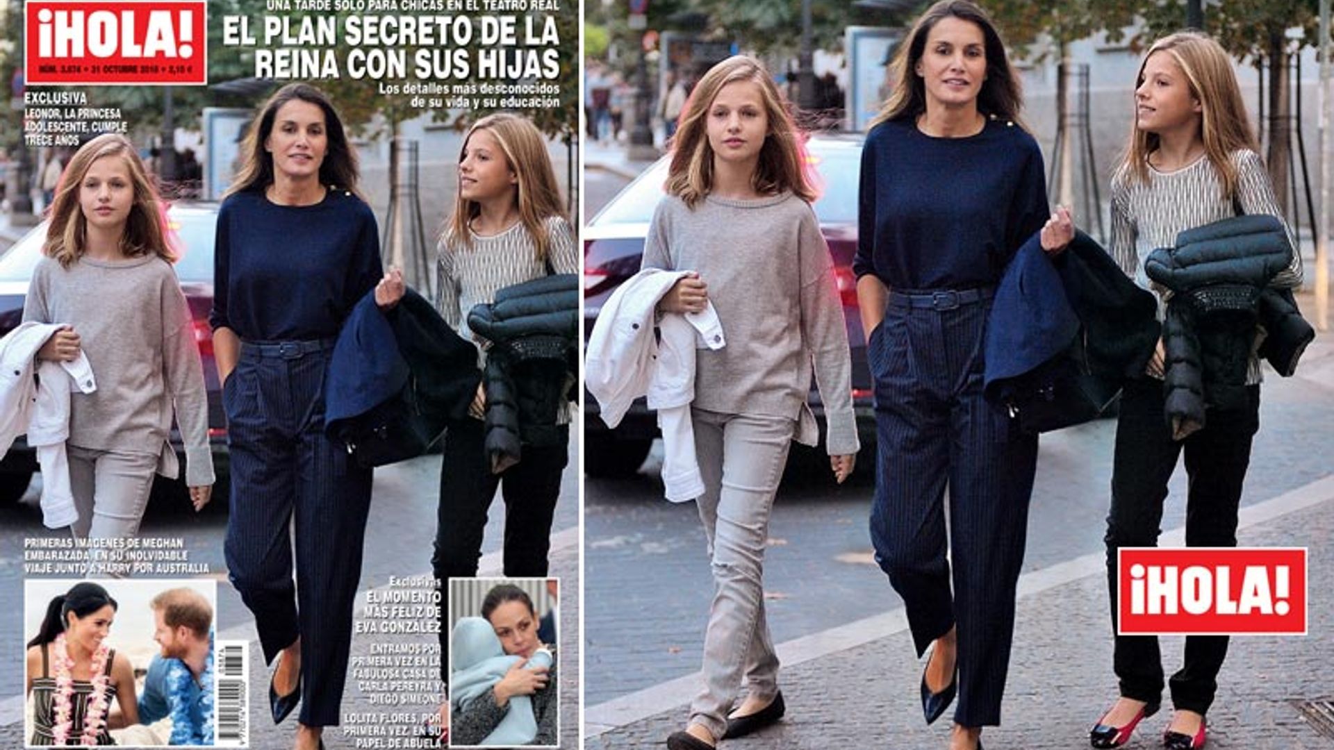 Exclusiva en ¡HOLA!, el plan secreto de la Reina con sus hijas