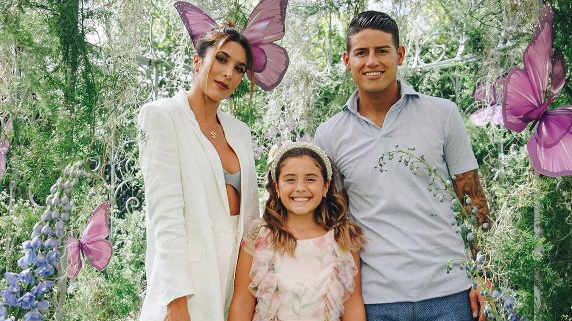 James Rodríguez y Daniela Ospina celebran juntos el cumpleaños de su hija, Salomé