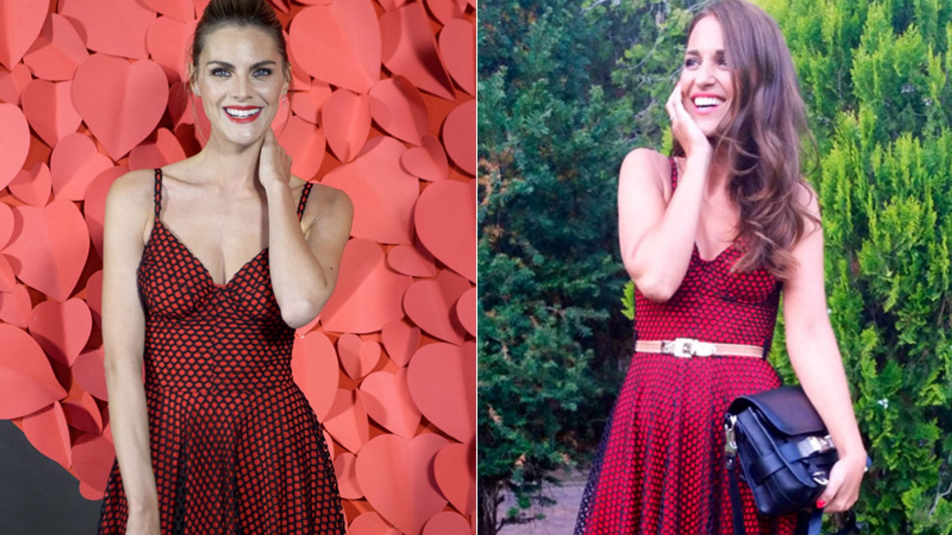 Amaia Salamanca versus Paula Echevarría, dos chicas 'Velvet' con el mismo vestido