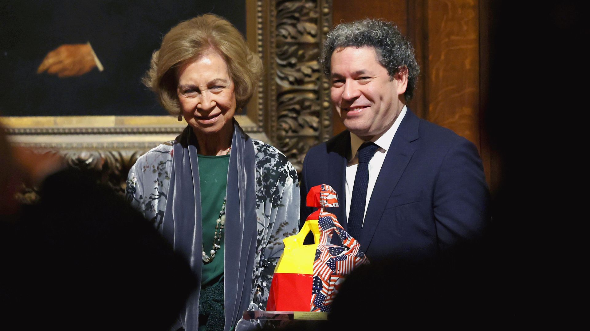 La reina Sofía premia a Gustavo Dudamel en Nueva York