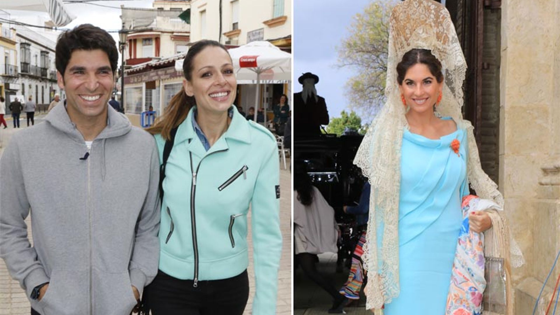 Mantilla y zapatillas de deporte, la combinación ganadora de Lourdes Montes y Eva González