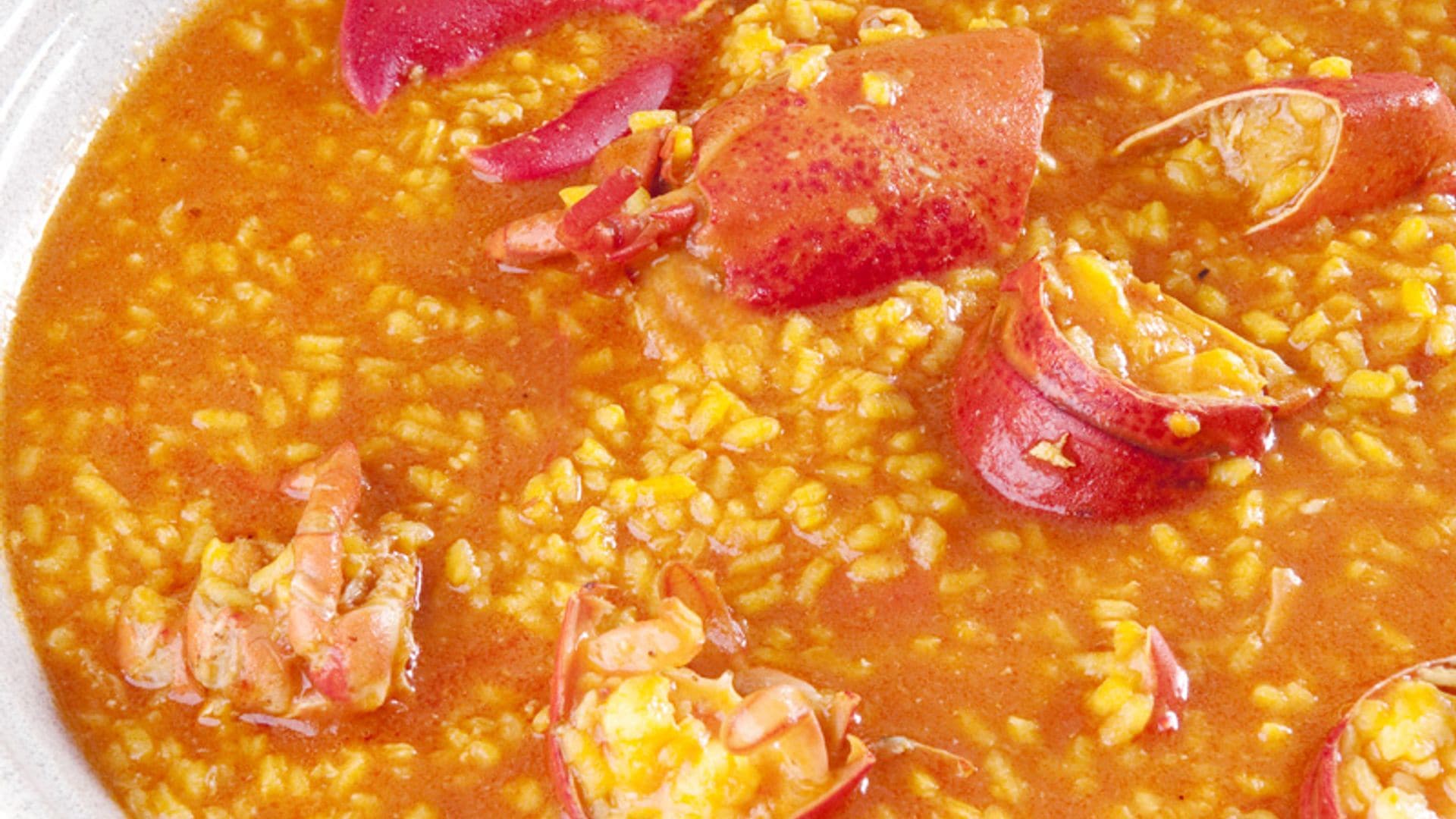 Arroz caldoso con bogavante