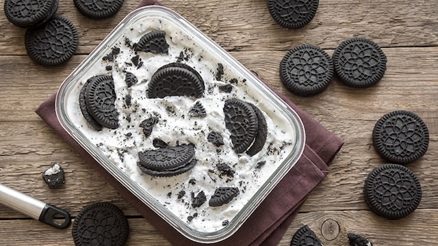 helado galletas oreo