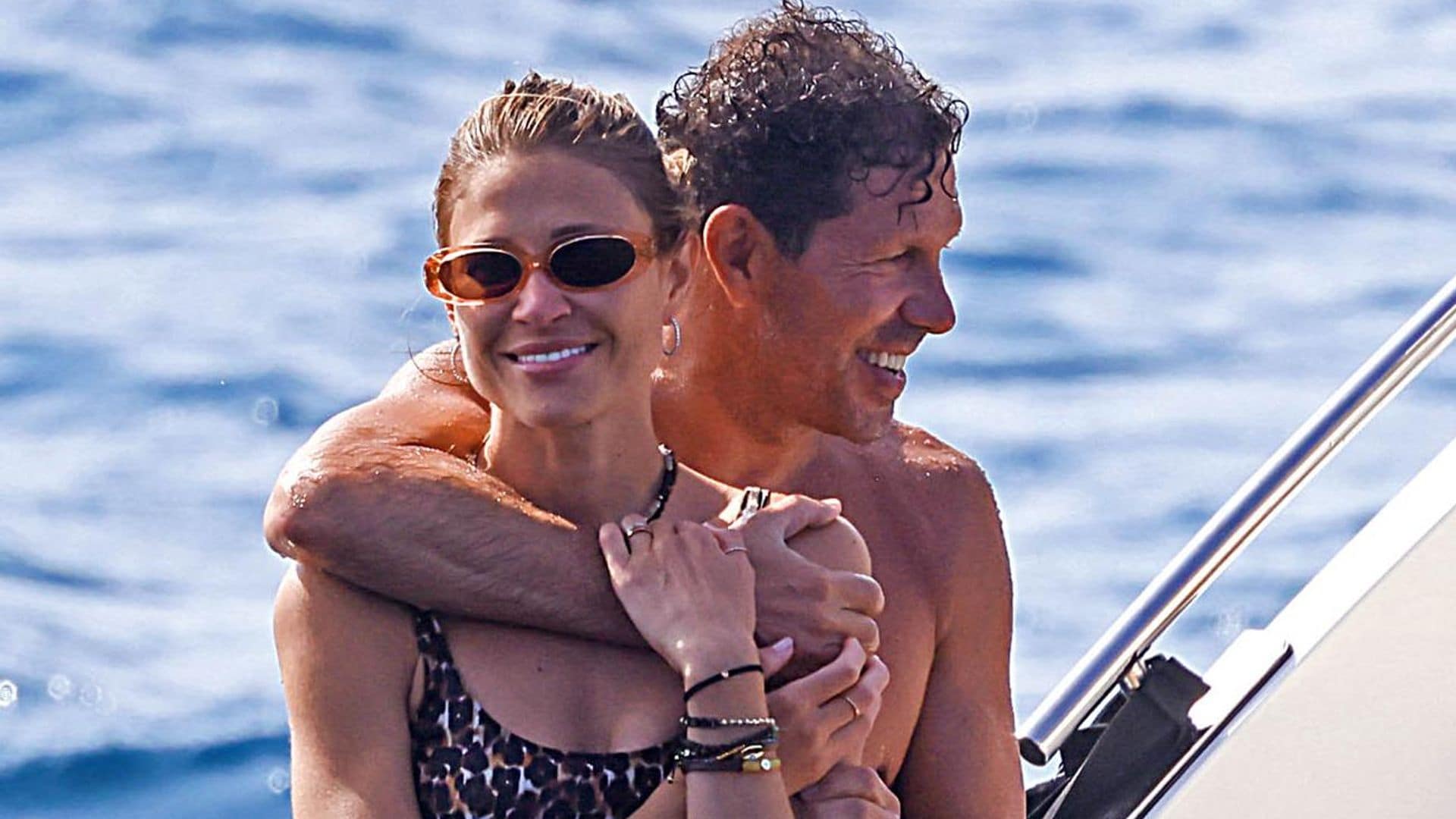 Carla Pereyra y Diego Simeone: sus vacaciones de ‘campeonato’ en alta mar