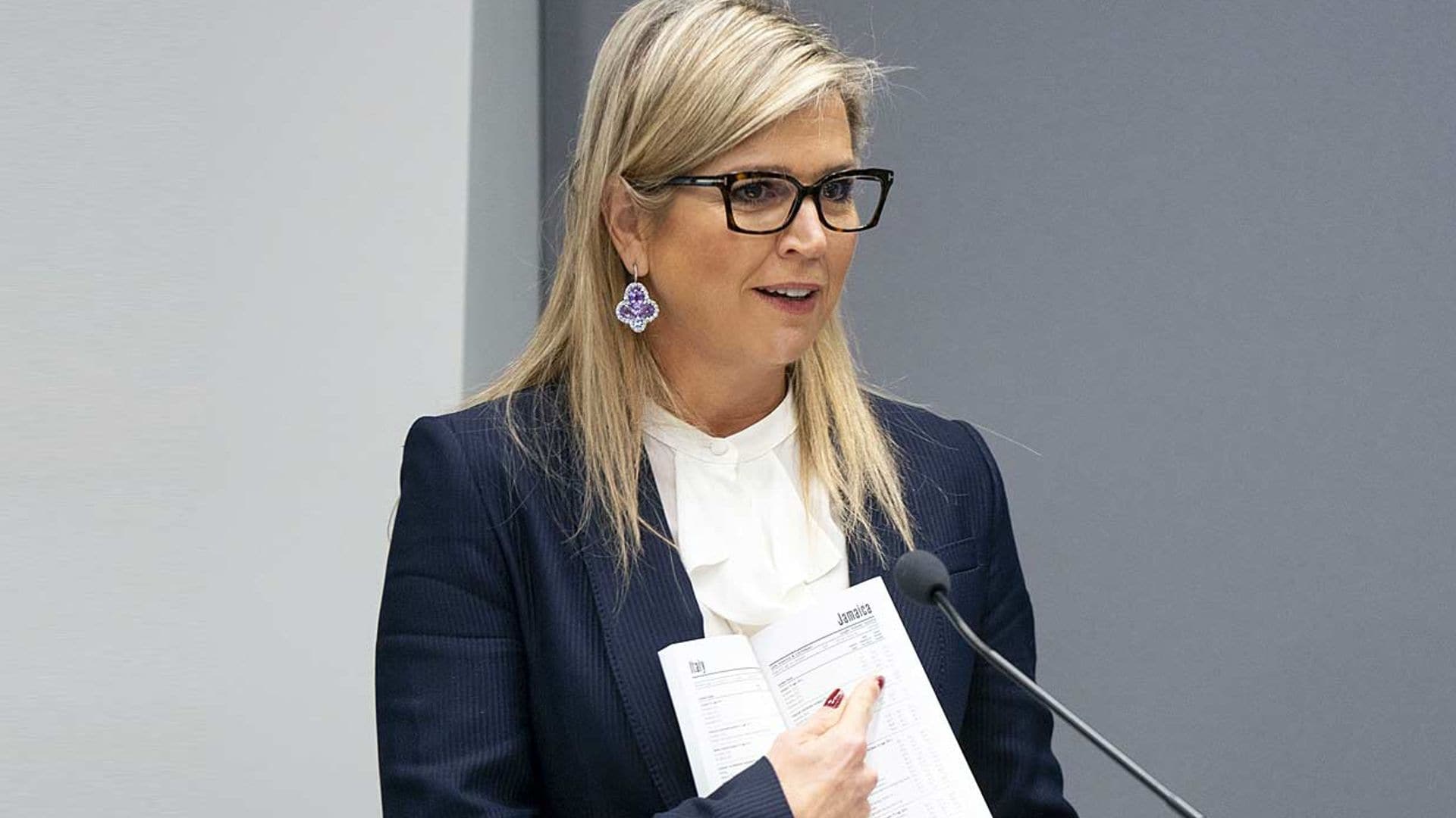 Máxima estrena en Washington una romántica blusa de Zara de 26 euros