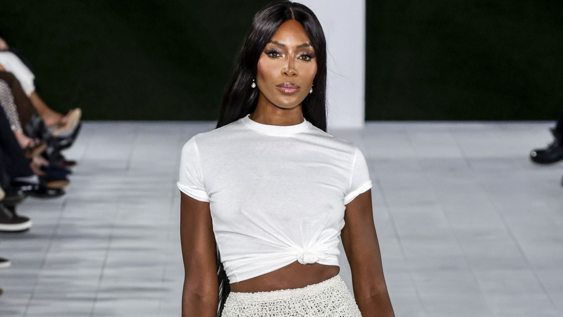 Naomi Campbell sorprende en el desfile de Ralph Lauren durante New York Fashion Week