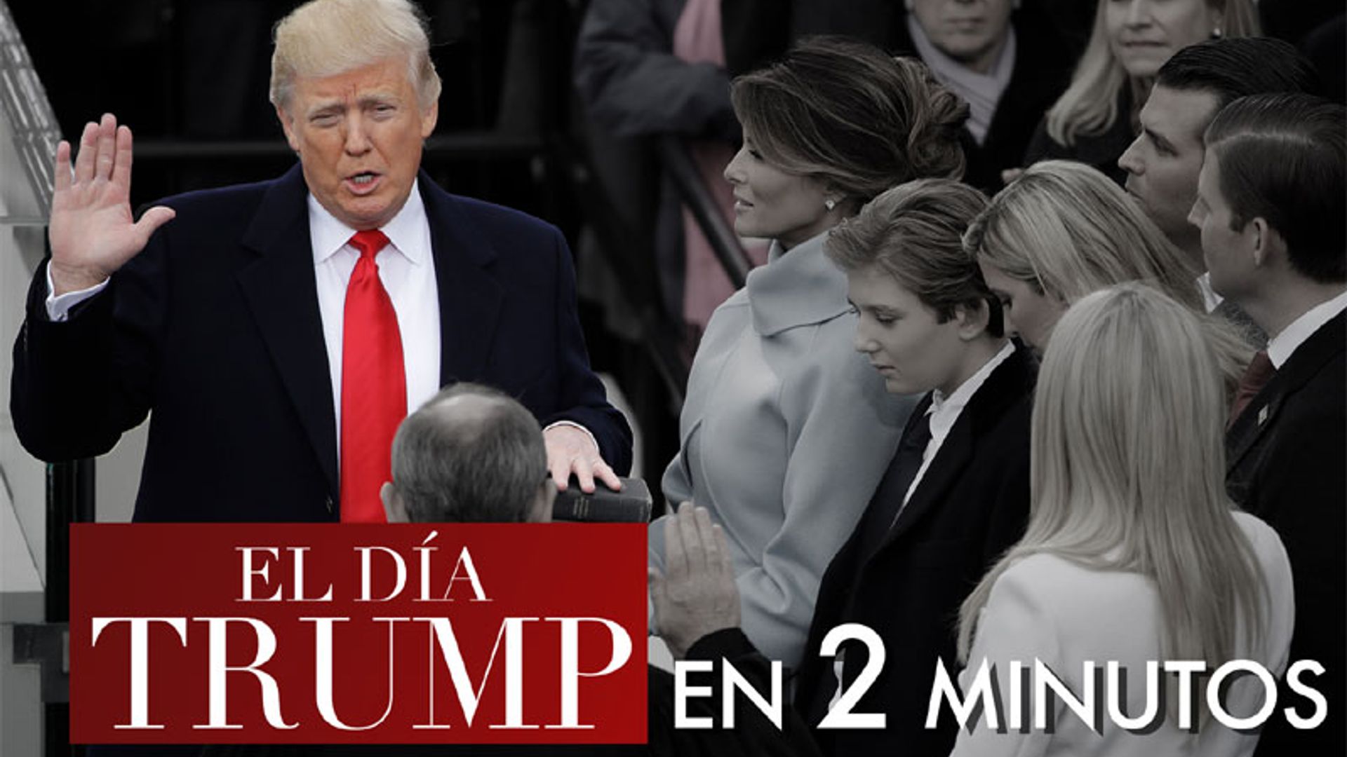 En vídeo: La intensa jornada de Donald Trump