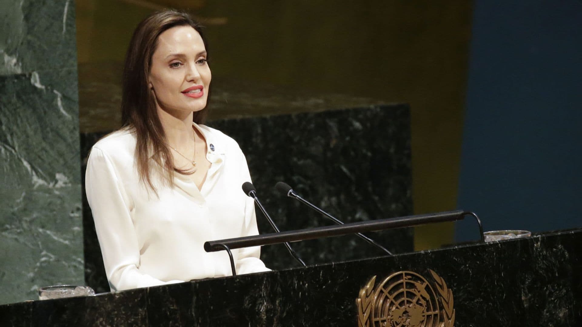 Angelina Jolie reaparece en la ONU con un discurso por la mujer y los refugiados