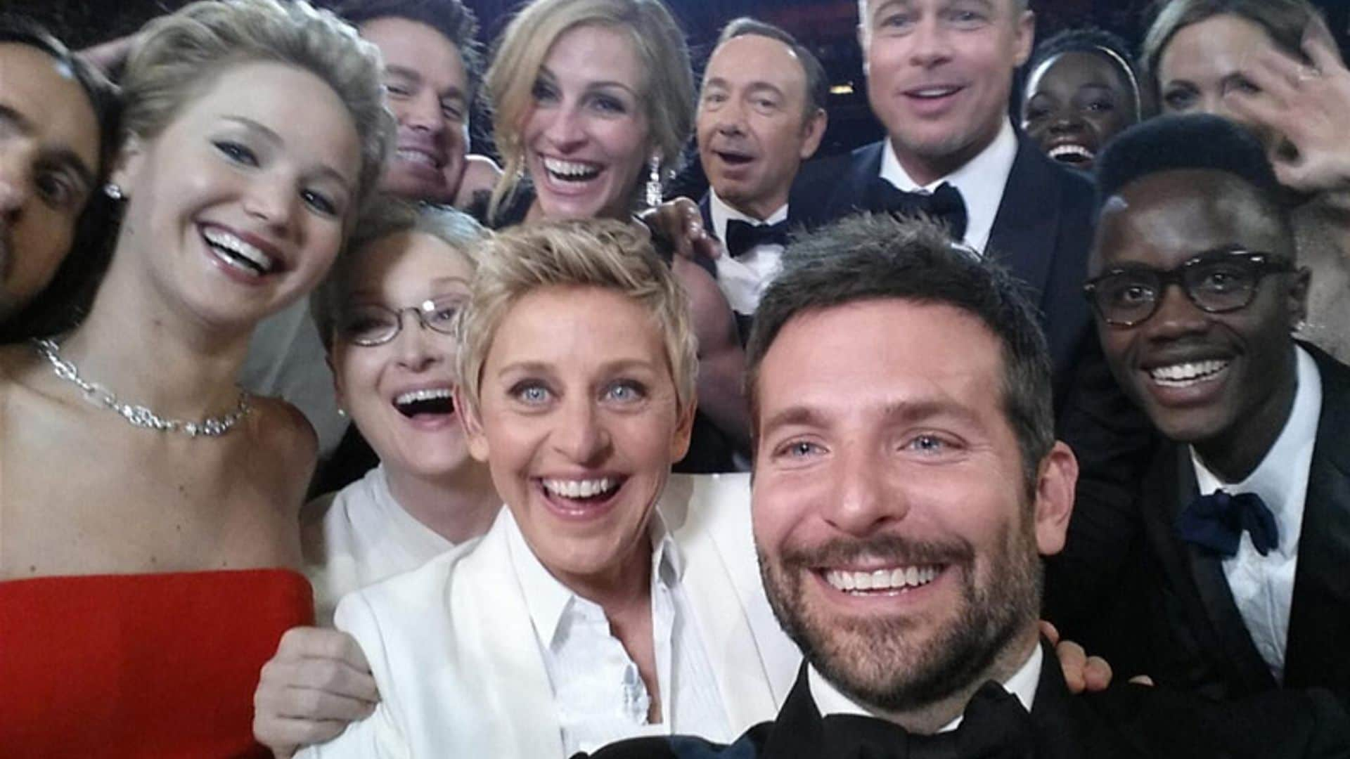 ¿Recuerdas el 'selfie' más famoso de los Oscar? Así han cambiado las vidas de sus protagonistas