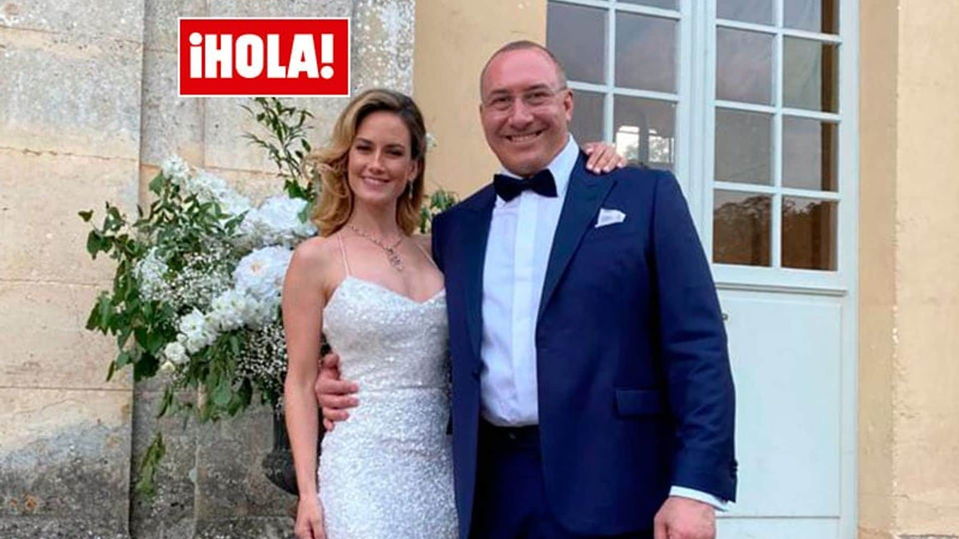 EXCLUSIVA La primera fotografía de la boda de Altair Jarabo y Frédéric García