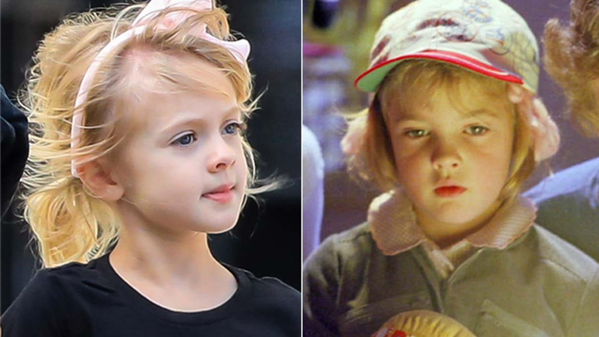 El extraordinario parecido de la hija de Drew Barrymore con la actriz cuando protagonizó 'E.T.'