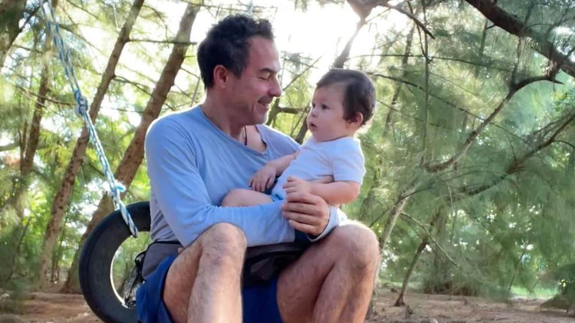 Carlos Calderón felicita a su bebé León con emotivo mensaje y dedicatoria a su expareja