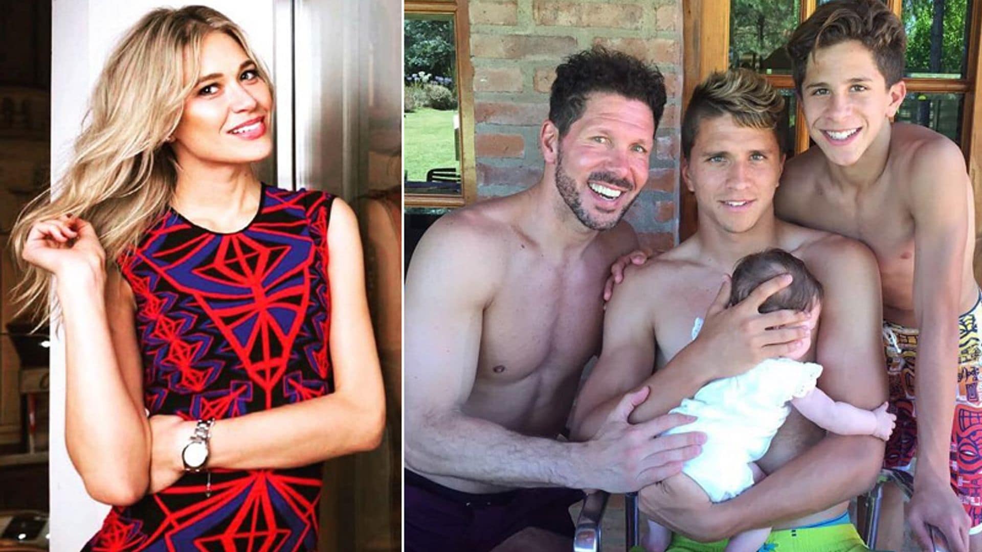 'El Cholo' Simeone y Carla Pereyra ya disfrutan de la Navidad en Argentina con su hija Francesca