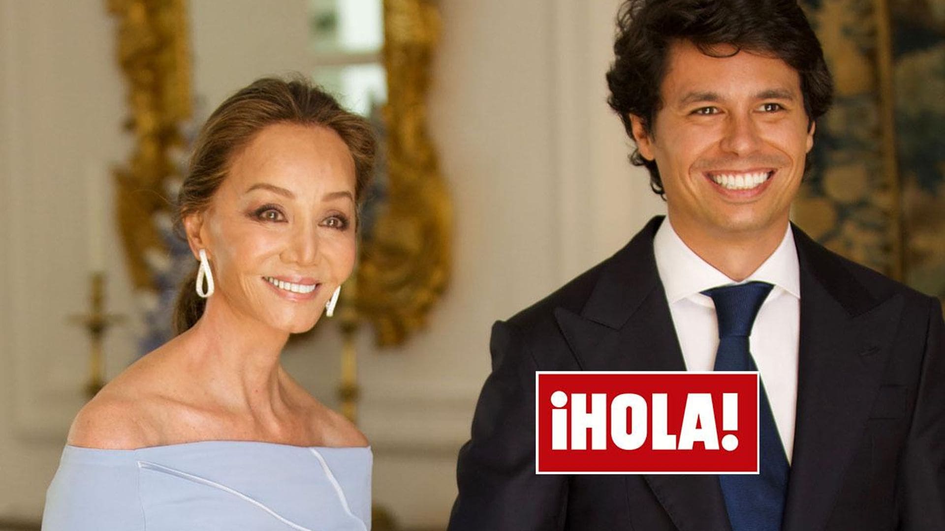 Primera imagen de Isabel Preysler como madrina en la boda de su sobrino, Álvaro Castillejo