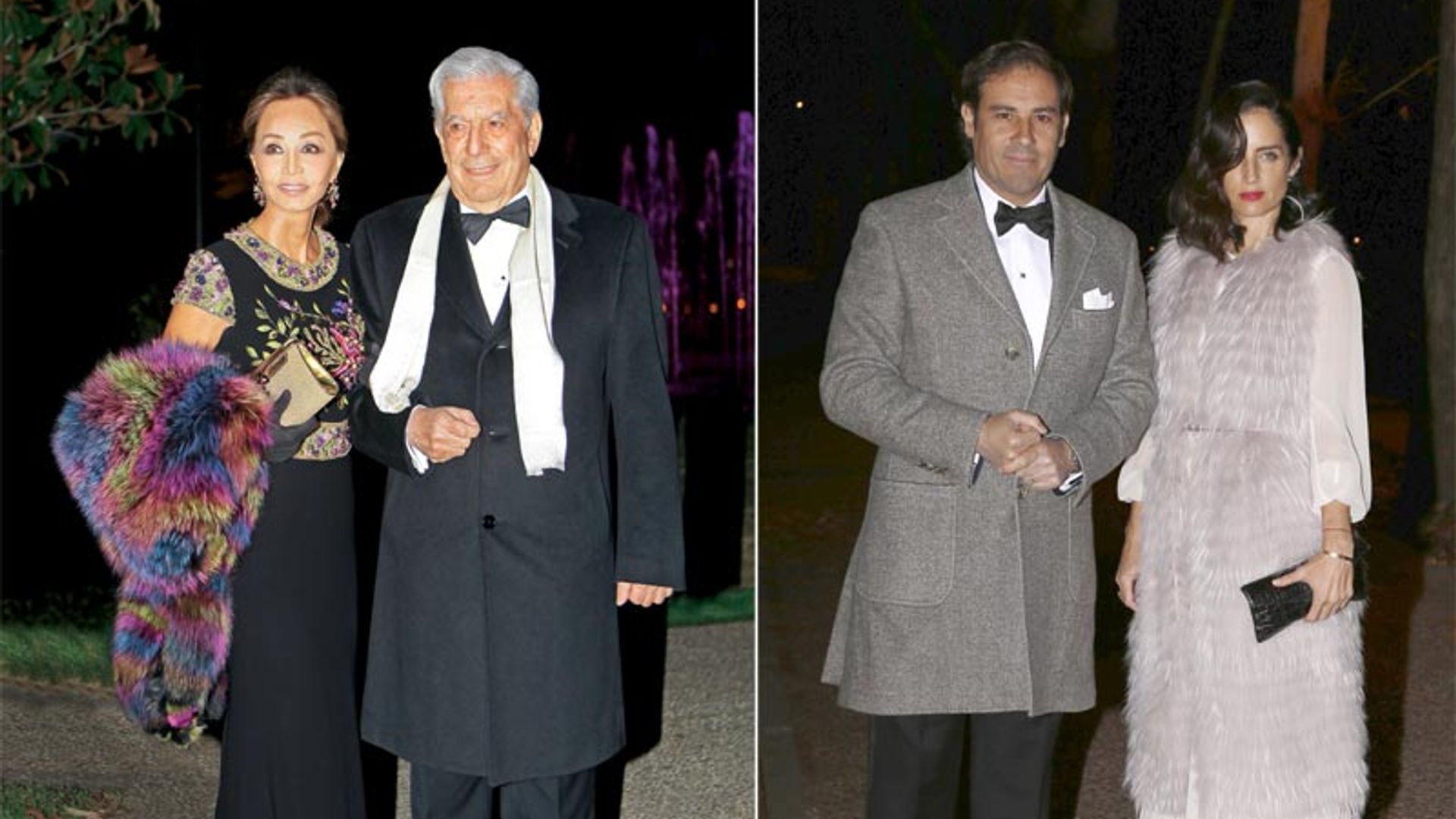 Isabel Preysler y Mario Vargas Llosa, en la gran fiesta de cumpleaños del embajador de Estados Unidos