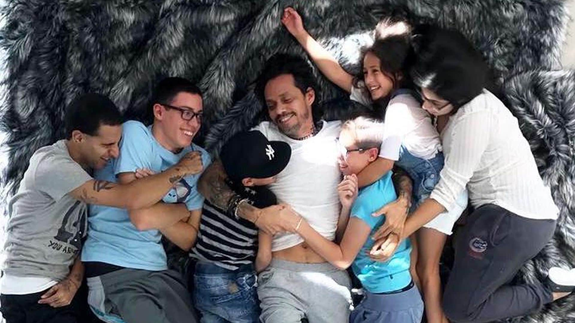 ¡Igualitos a papá! Así lucían los hijos de Marc Anthony cuando eran bebés