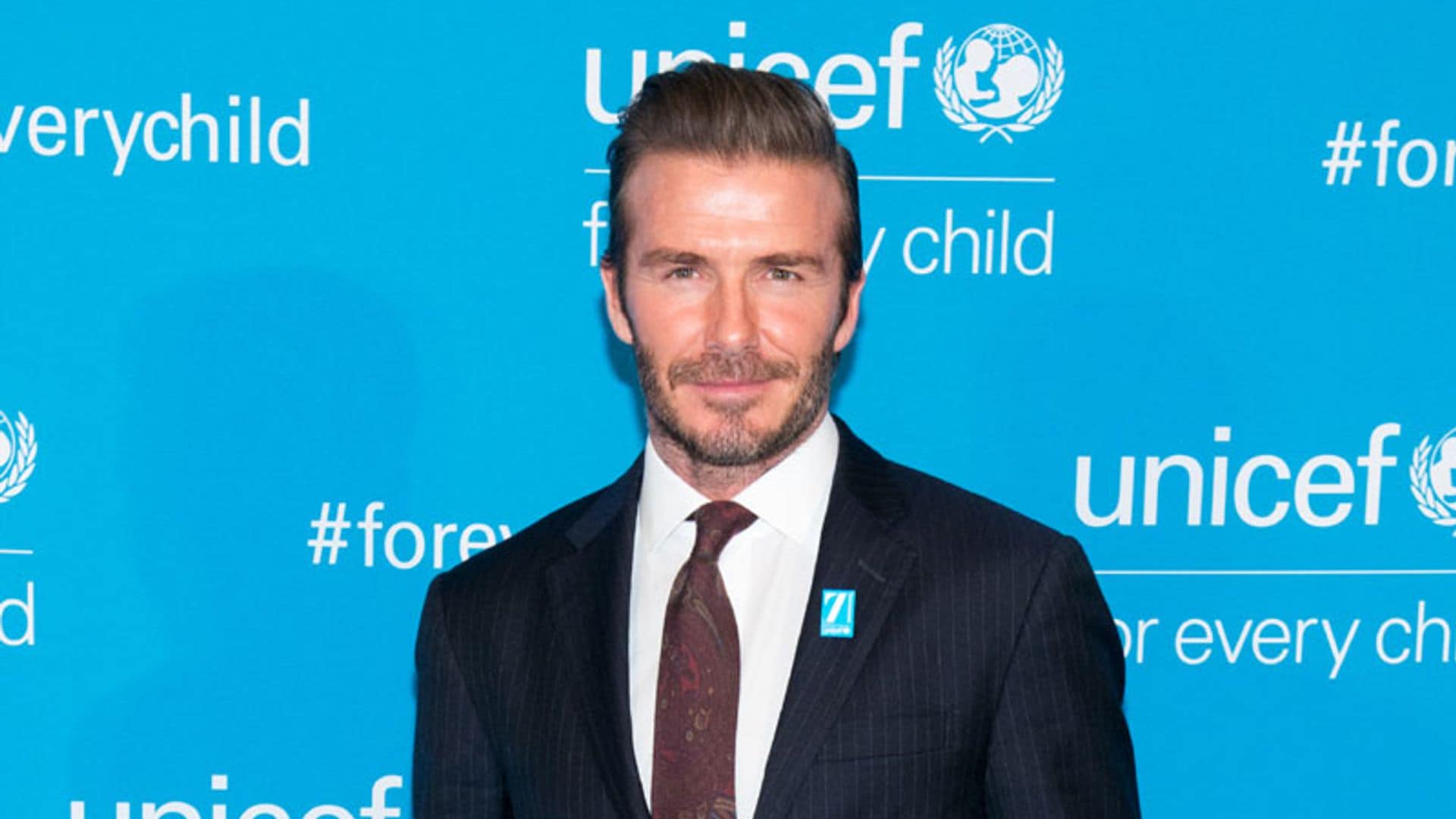 David Beckham niega que su colaboración con UNICEF sea por interés