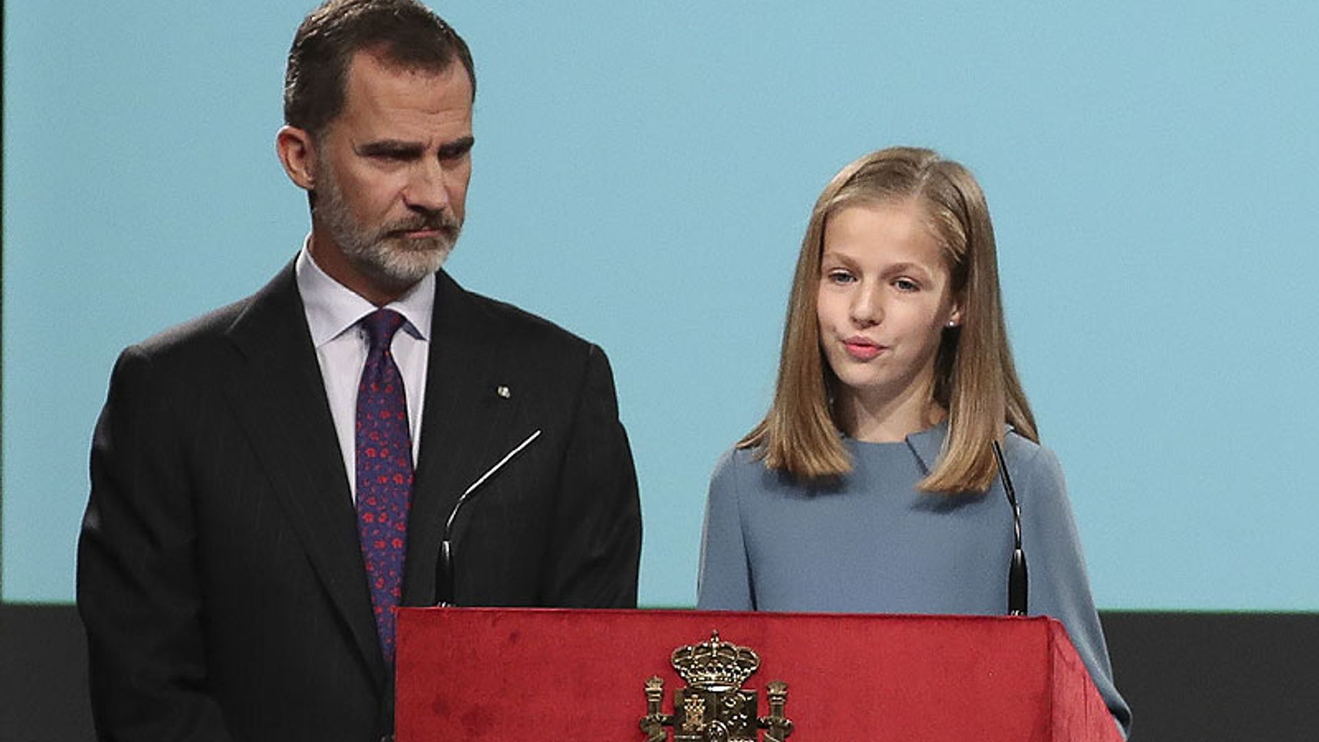 Así ha sido el debut público de la princesa de Asturias el día de su 13º cumpleaños