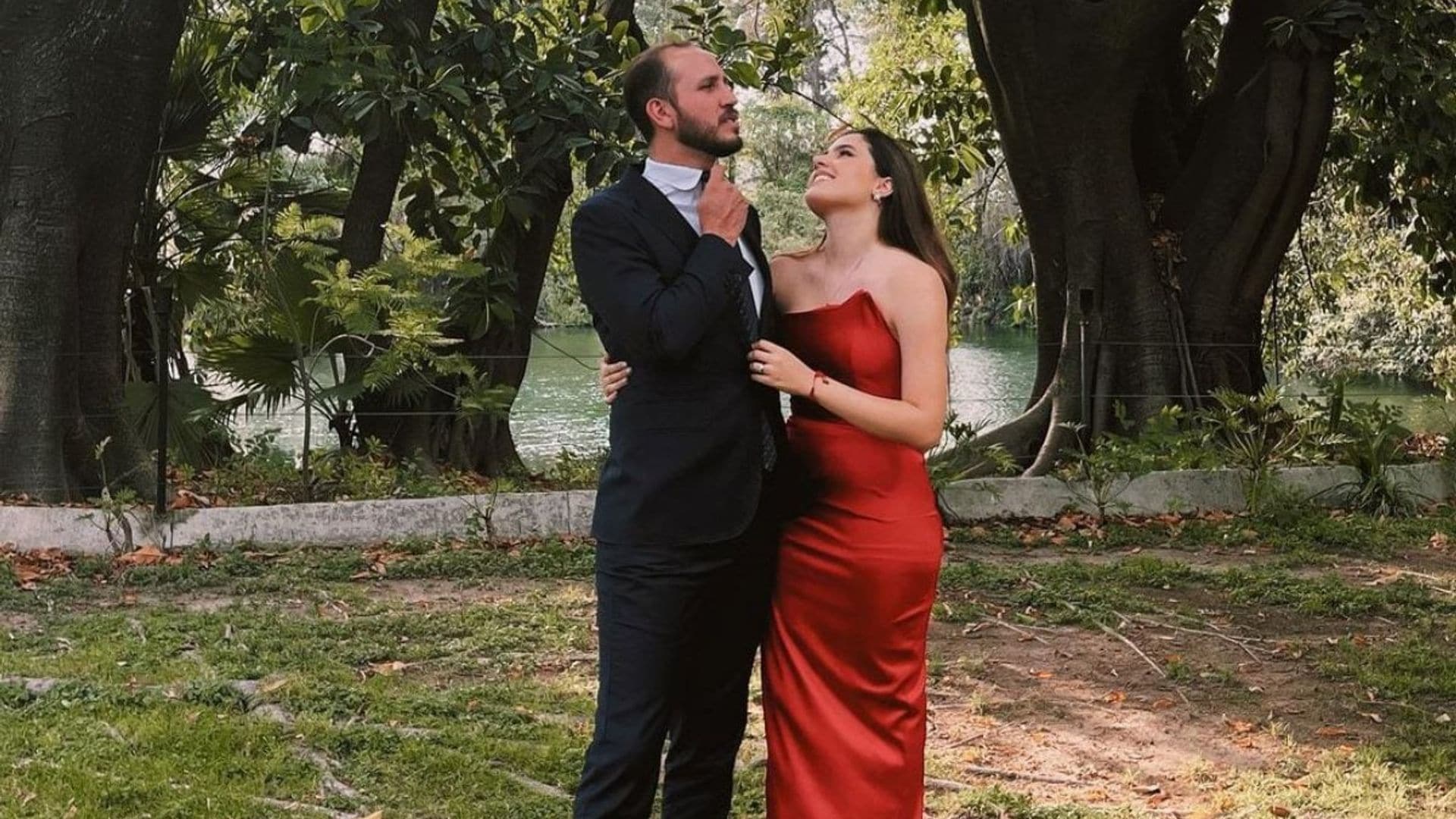 Camila Fernández y Francisco Barba celebran su tercer aniversario de bodas