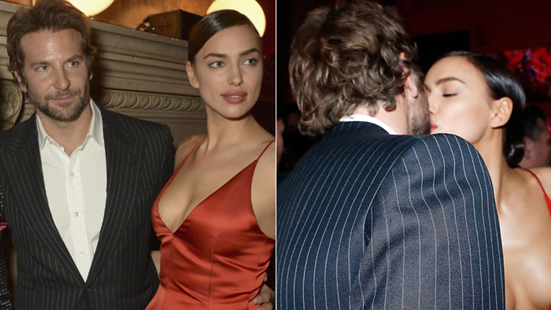 ¡Por fin! El beso de Irina Shayk y Bradley Cooper