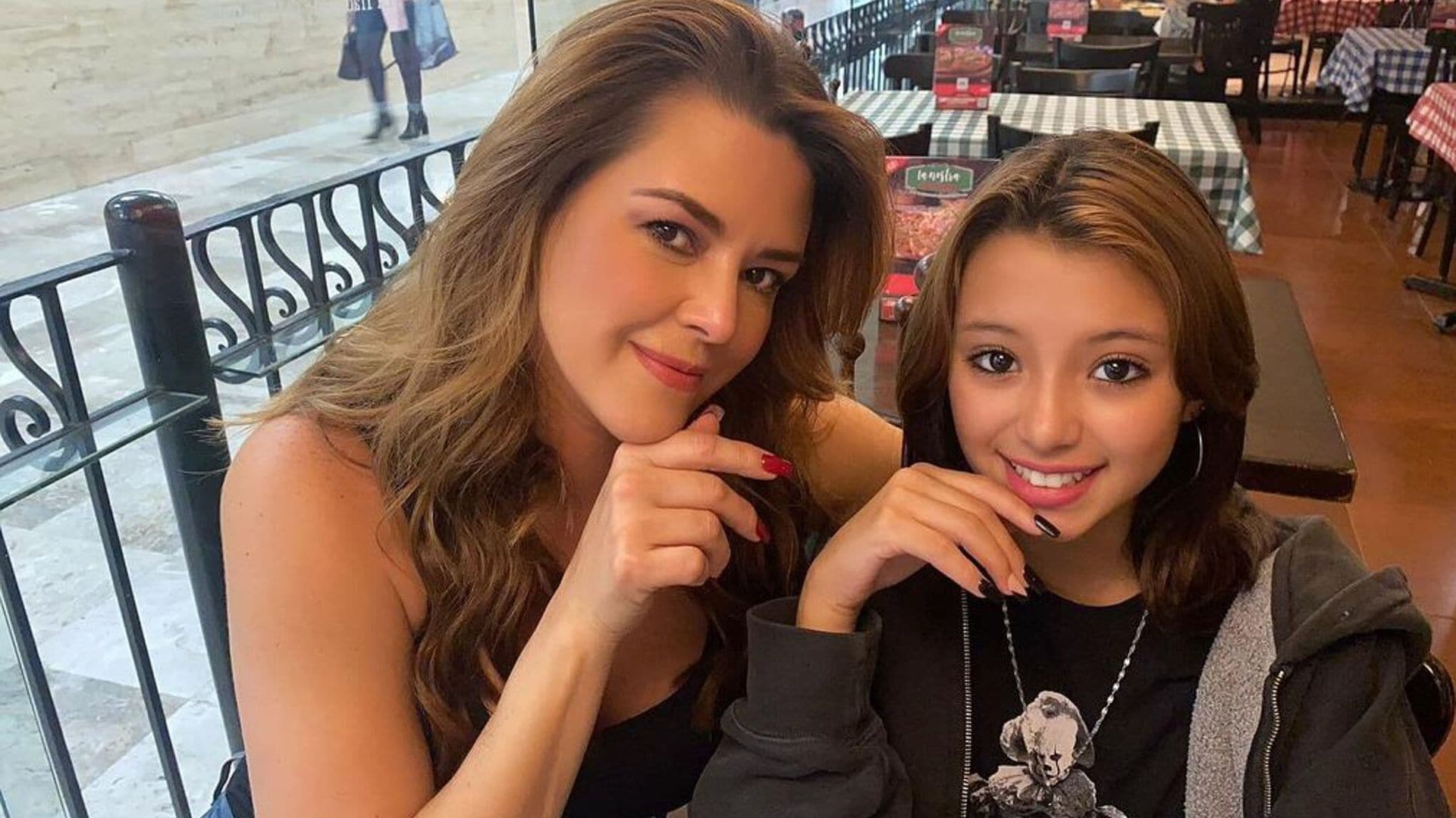 Así es la excelente relación de Alicia Machado y su hija Dinorah, quien ya es toda una adolescente