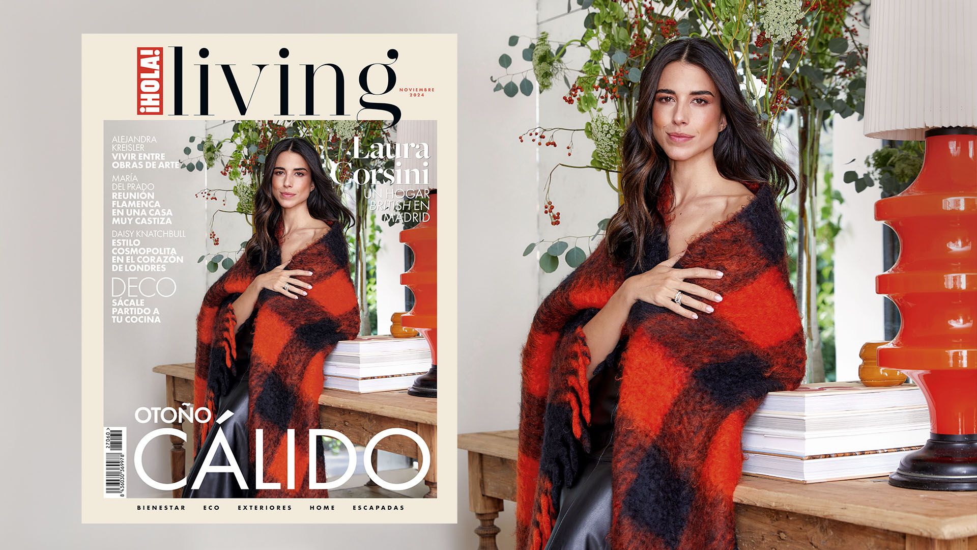 En ¡HOLA! Living noviembre: Laura Corsini, un hogar muy ‘british’ en Madrid