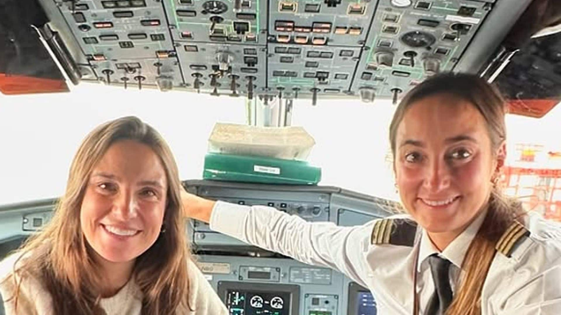 La sorpresa de Marta Pombo y su padre a Lucía en pleno vuelo