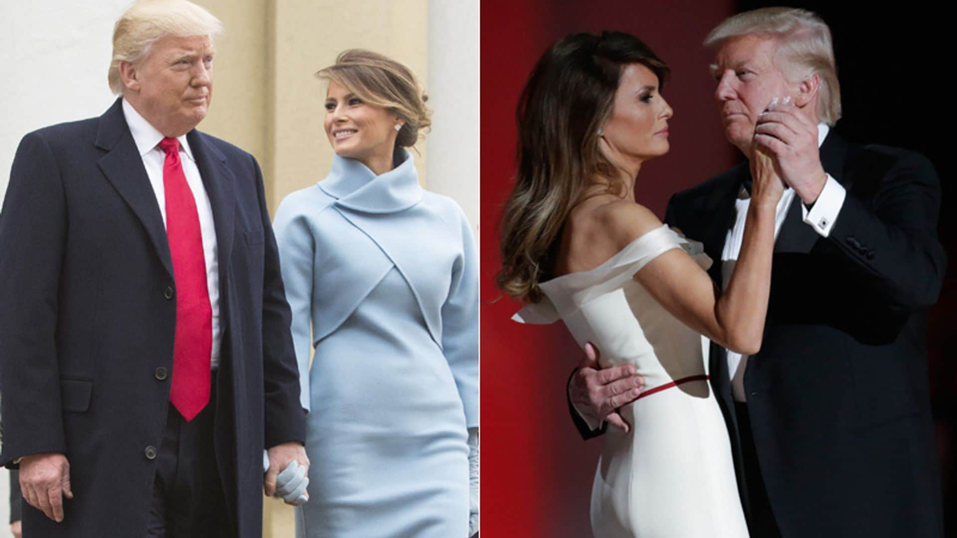 Melania Trump, emulando a Jackie Kennedy y elegancia contemporánea para la noche