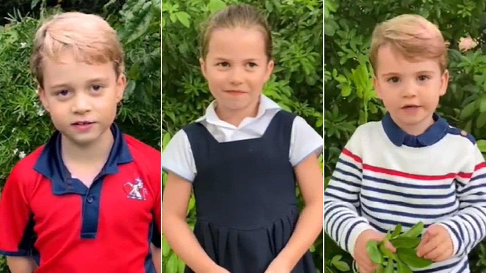 George, Charlotte y Louis de Cambridge hablan por primera vez en público, ¡y tienen grandes preguntas!