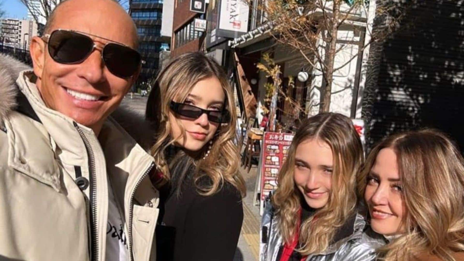 Andrea Legarreta comparte los primeros vistazos de su viaje a Londres con Erik Rubín y sus hijas