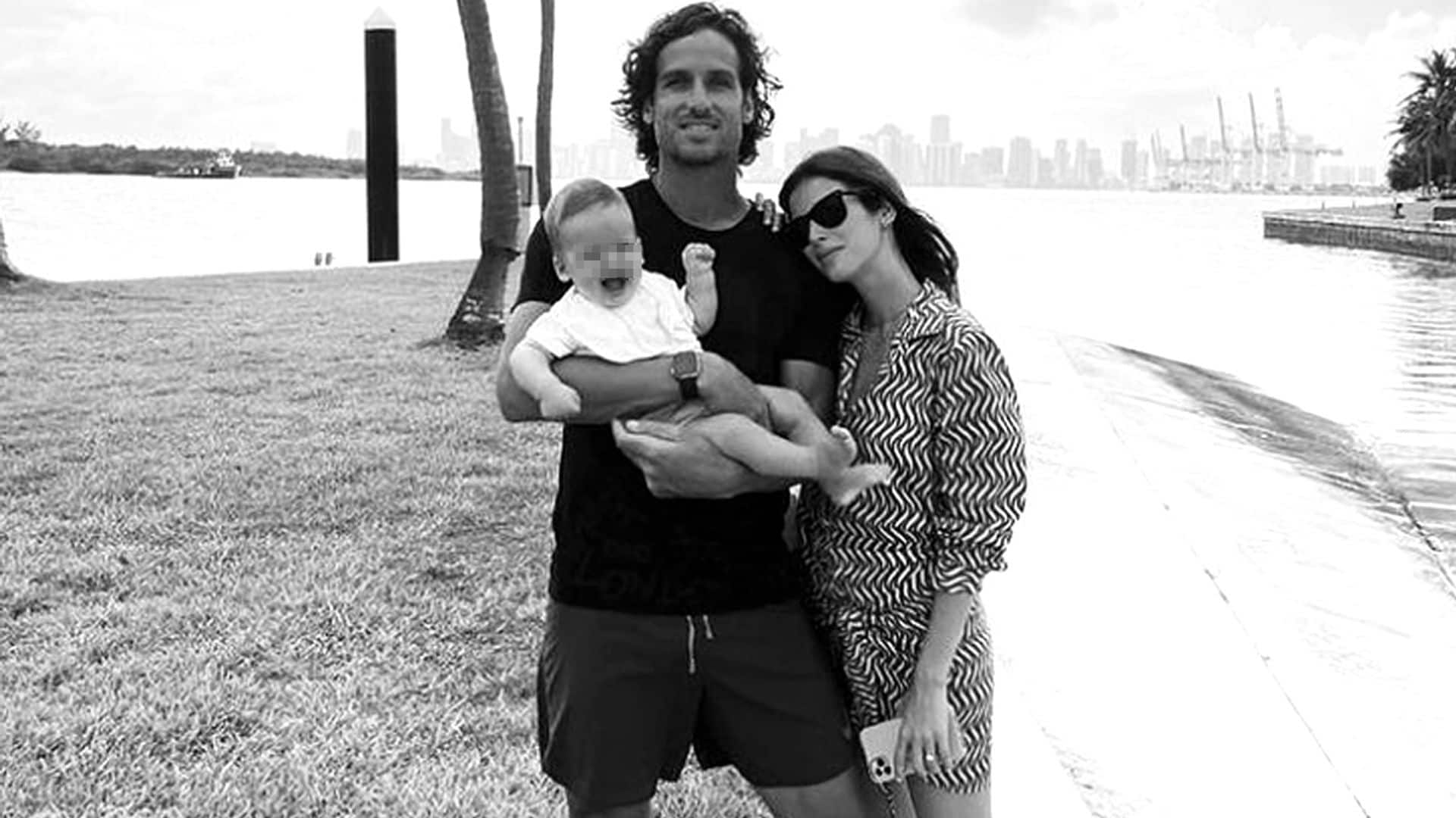 Sandra Gago y Feliciano López, vacaciones en Miami con su pequeño Darío: 'La familia es lo primero'