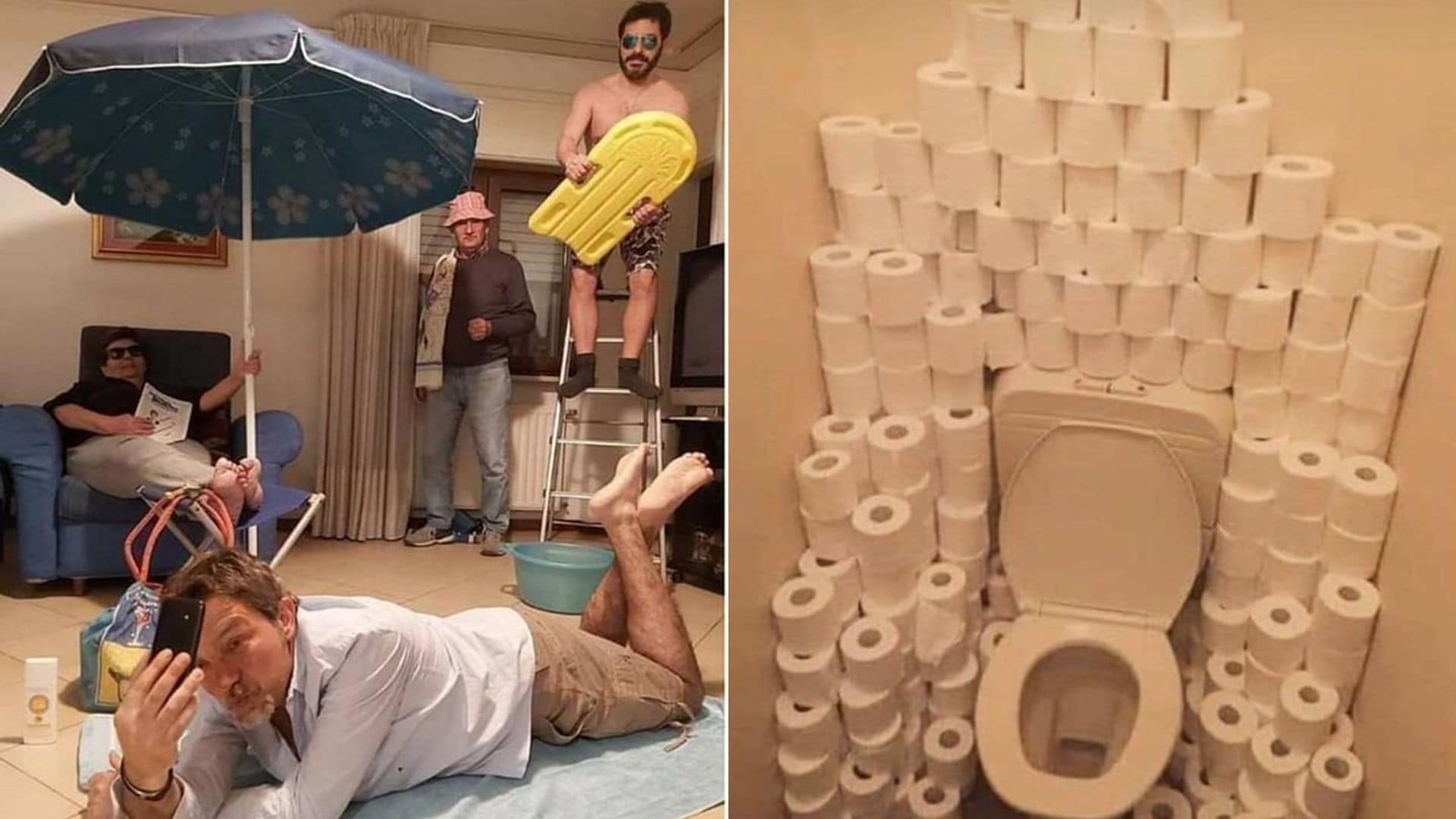 Playas improvisadas, el 'boom' del papel higiénico... los memes del coronavirus que arrasan en redes