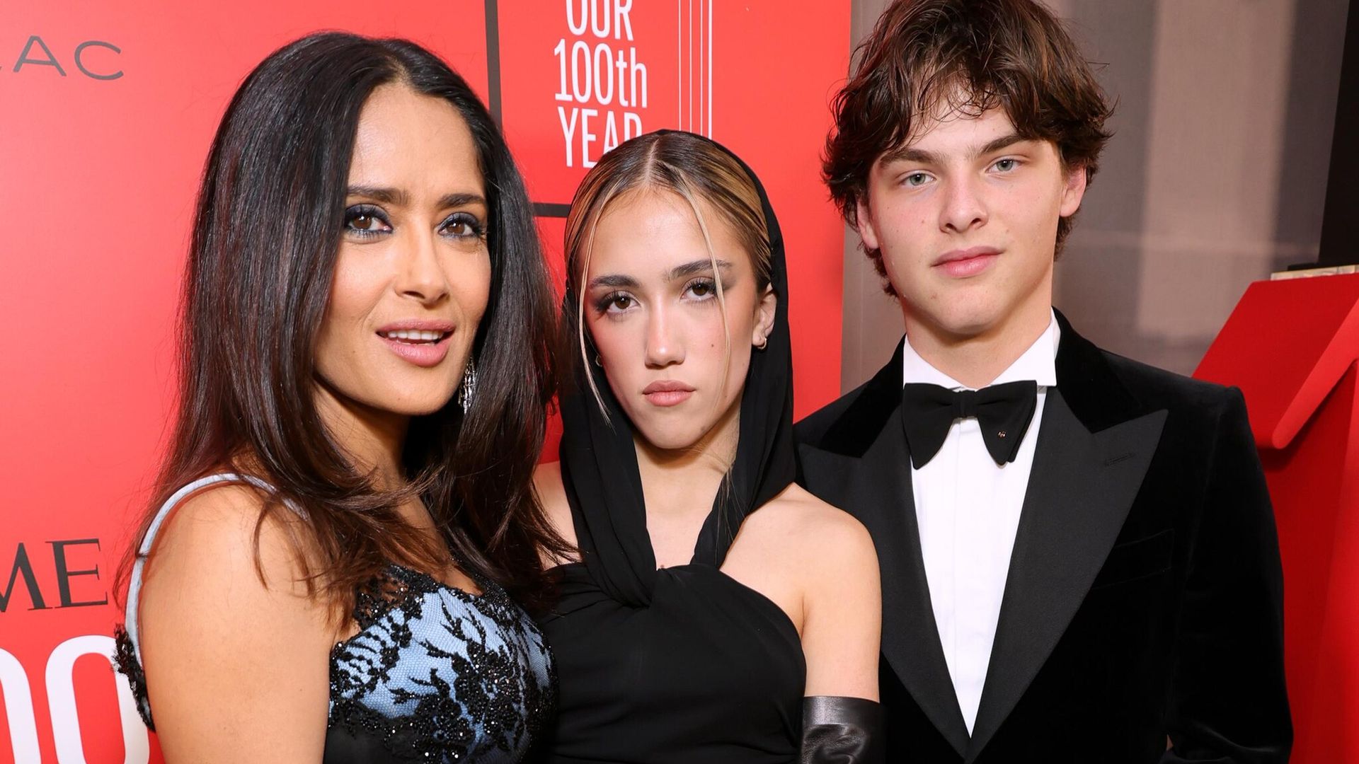 Salma Hayek, Valentina Paloma y August James Evangelista, juntos en una gala muy especial