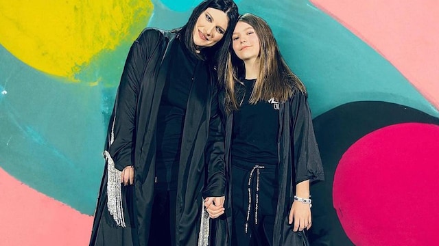 laura pausini y su hija paola