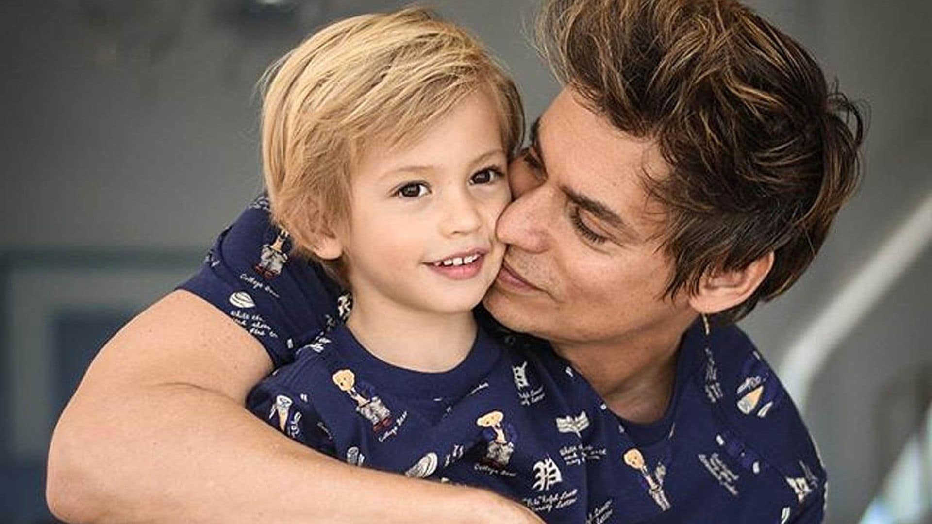 ¡Igual que papá! Carlos Baute y sus hijos enamoran con su último juego